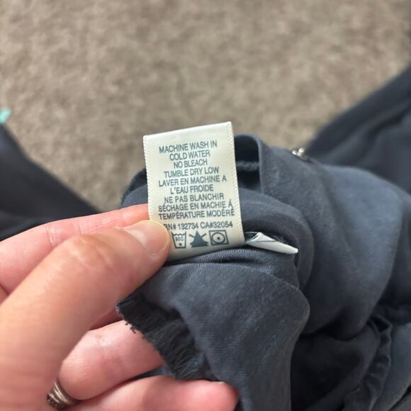 Cloth & Stone Anthro Tencel Jumpsuit Tie Waist Sleeveless Drawstring Jogger M - Picture 5 of 16